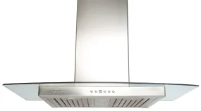 Cyclone - 35.5 Inch 550 CFM Wall Mount and Chimney Range Vent in Stainless - SCB50236