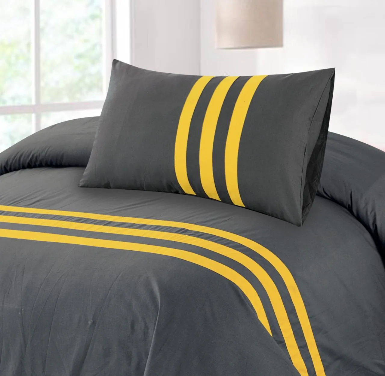 D982-Printed 3PC Duvet Cover Set .