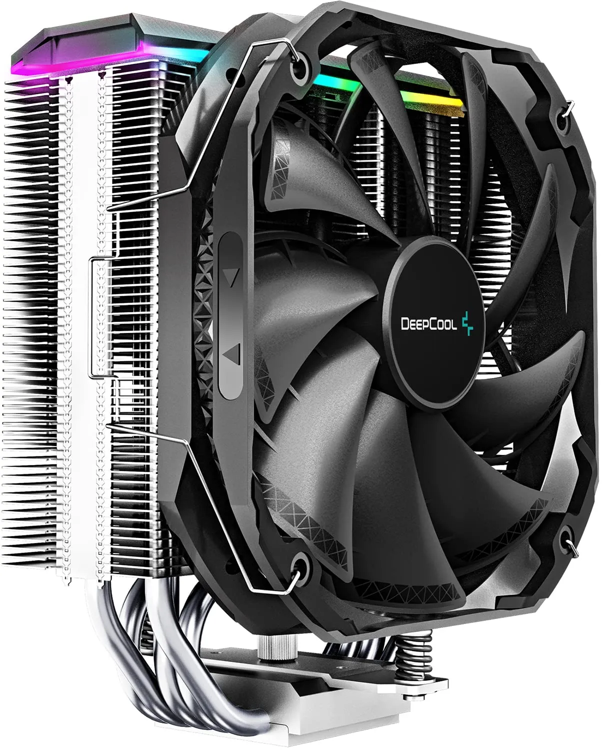 DeepCool AS500 ARGB CPU Air Cooler with 5 Heatpipe Design, TF140S 140MM PWM Fan Black 黑色 (AIRDC-AS500)