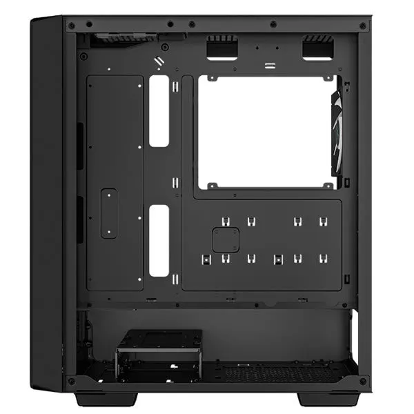 DeepCool | CC560BK-V2 | ATX Mid-Tower Case With 4X Pre-Installed 120mm LED Fans - Black