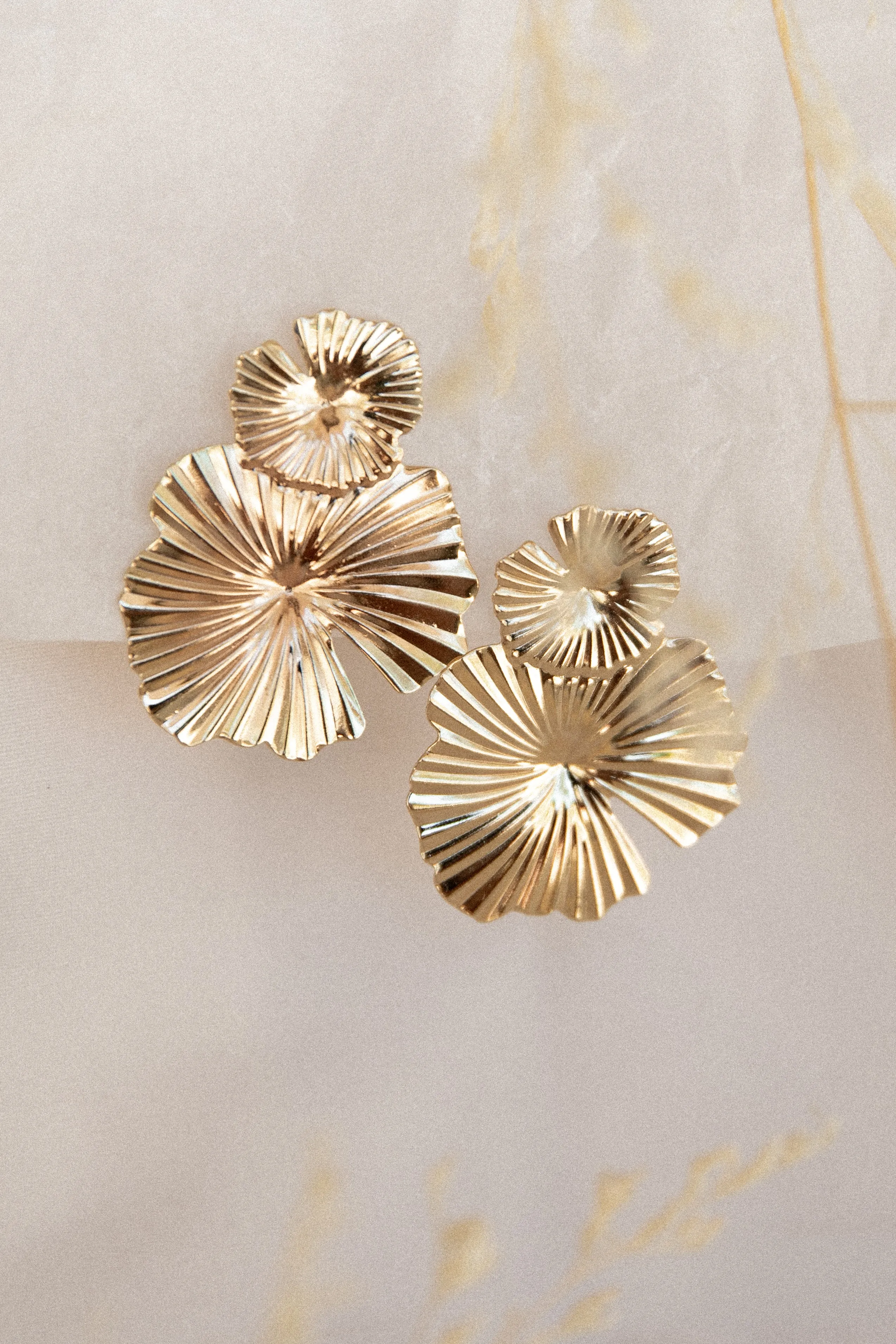 Delia Earrings - Gold