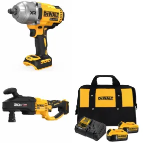 DeWalt DCD445B 20V Stud and Joist Drill w/ 1/2" Impact Wrench & FREE Battery-2Pk