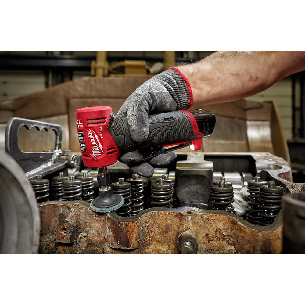 Die Grinder - Milwaukee M12 FUEL 12 Volt Lithium-Ion Brushless Cordless Right Angle Die Grinder  - Tool Only, 2485-20