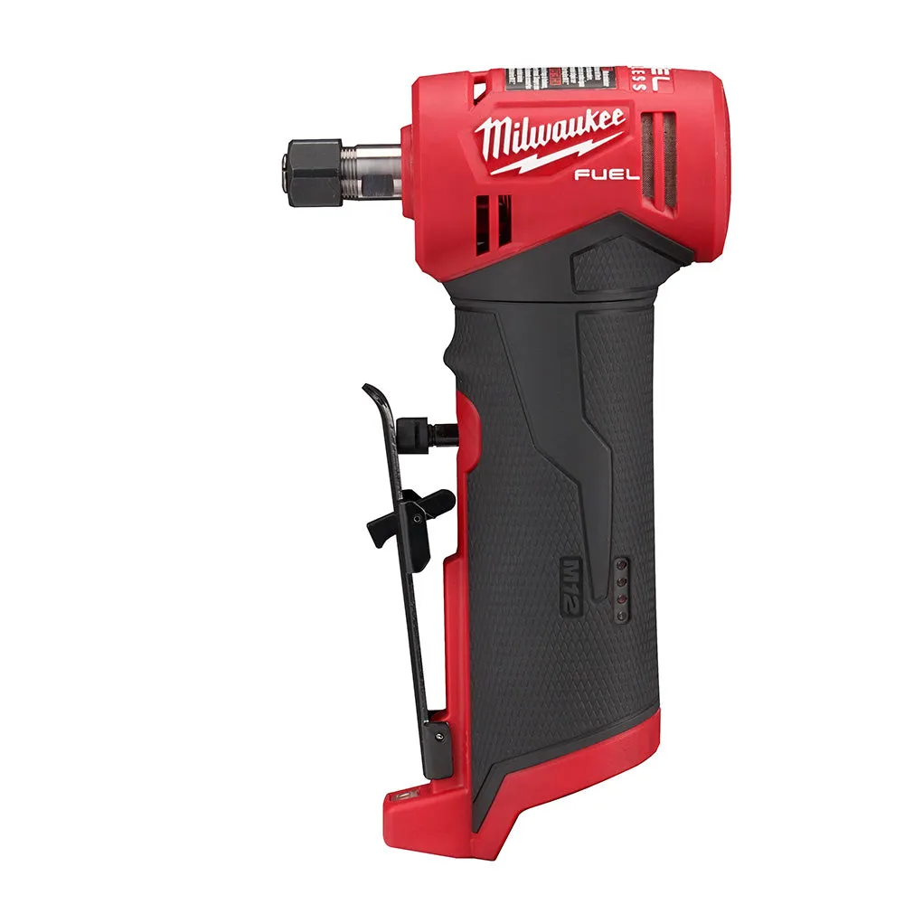 Die Grinder - Milwaukee M12 FUEL 12 Volt Lithium-Ion Brushless Cordless Right Angle Die Grinder  - Tool Only, 2485-20