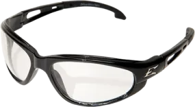 Edge Eyewear Dakura GSW111 Black Frame with Gasket Non-Polarized Clear Lens Glasses