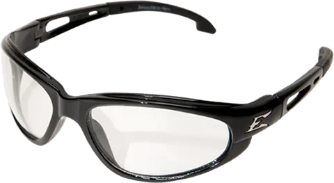 Edge Eyewear Dakura GSW111 Black Frame with Gasket Non-Polarized Clear Lens Glasses