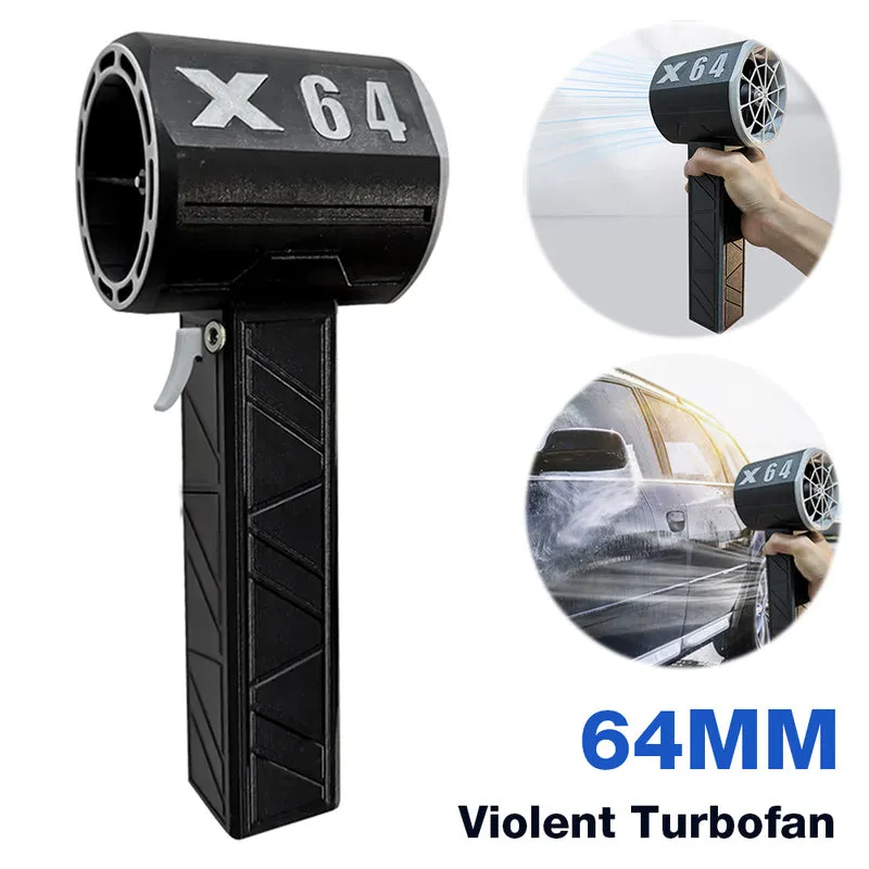 Electric Strong Dust Blower Handheld Turbo Jet Fan for Home Outdoor Car