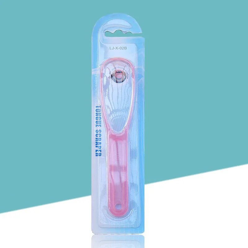 English Packaging New Upgrade Second Generation Cleaning Wholesale Tongue Coating Cleaner Tongue Scraper Does Not Hurt Gum