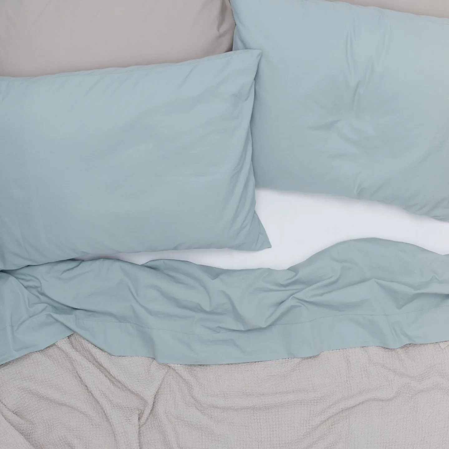 Essential Percale Sheet Set - White