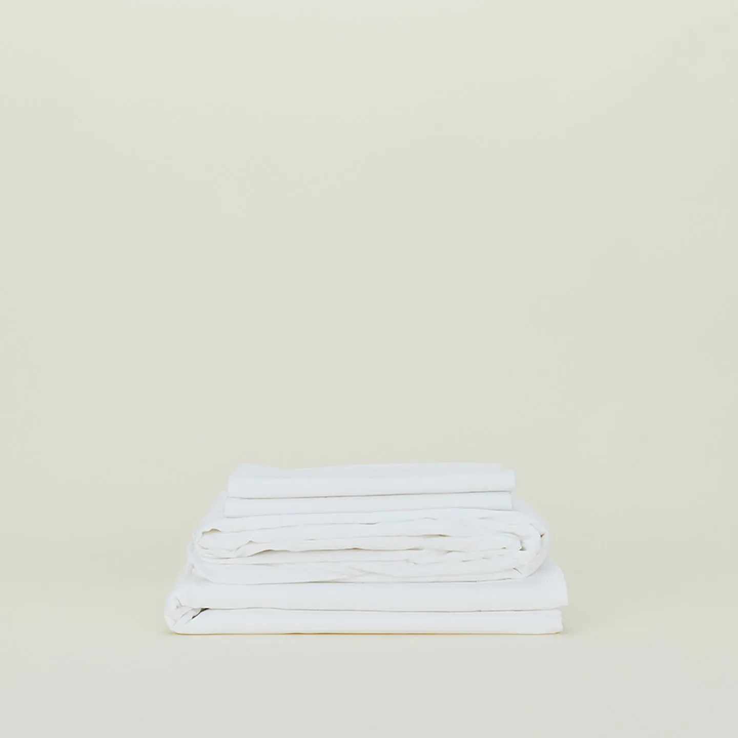 Essential Percale Sheet Set - White