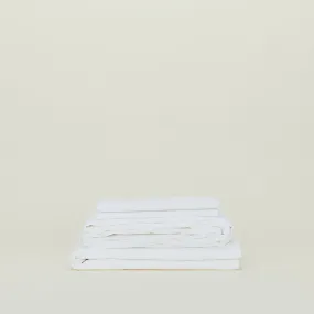 Essential Percale Sheet Set - White