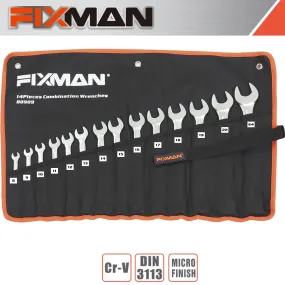 FIXMAN FIXMAN 14PCS COMBINATION SPANNER SET 8MM - 24MM FIX B0909