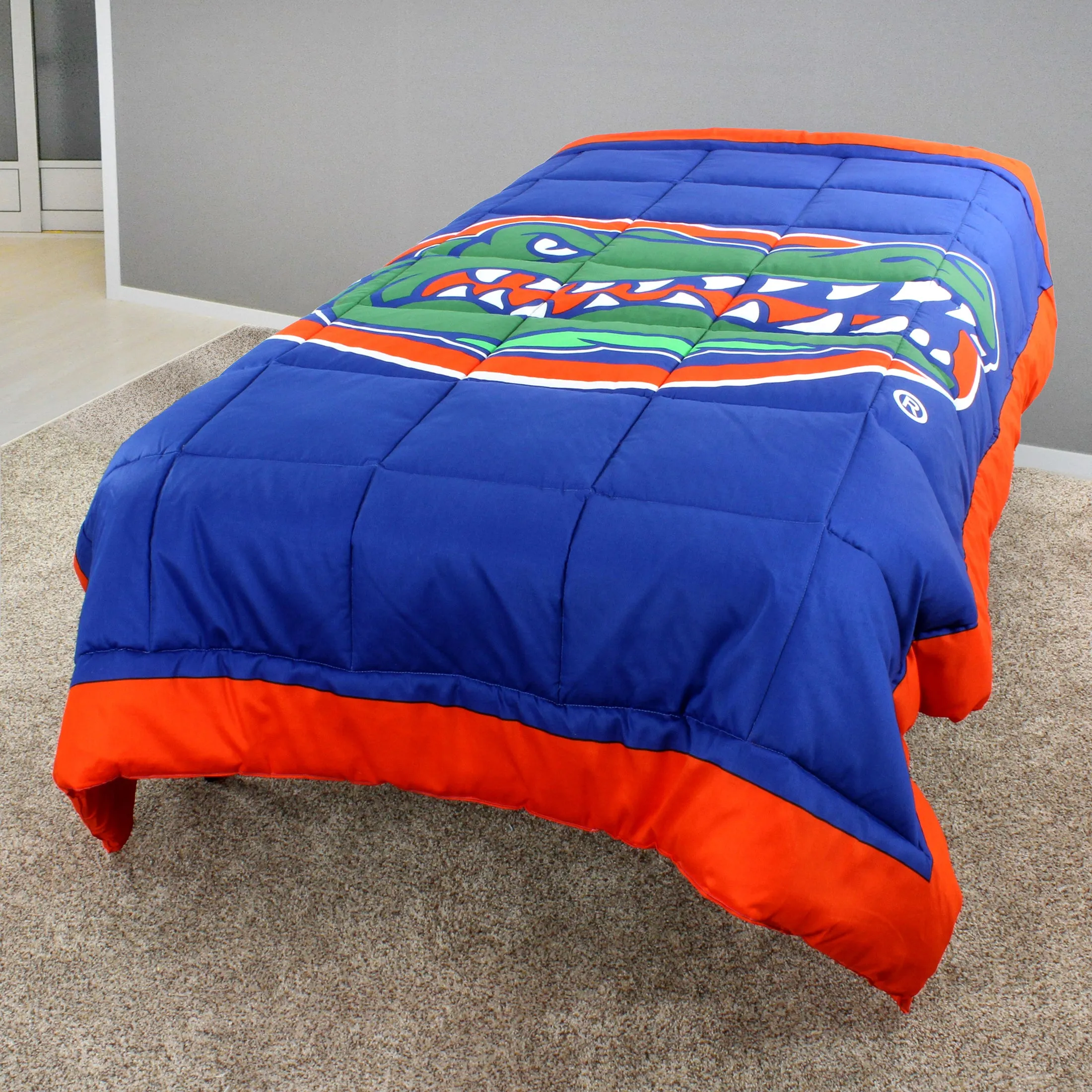 Florida Gators 2 Sided Big Logo Light Comforter