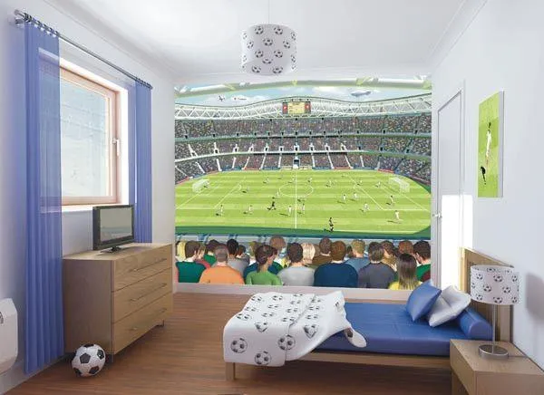 Football Crazy Wall Mural