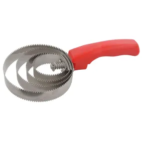 G105-G1-SR Reinsman 5-Spring Reversible Spiral Curry Comb Scraper