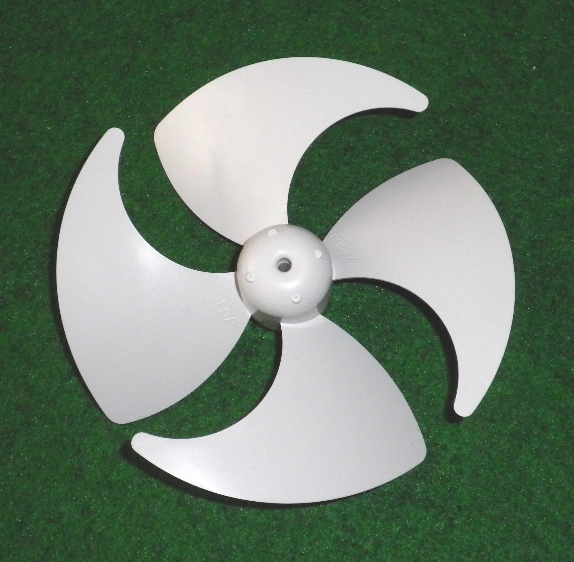 Genuine Whirlpool 12cm Plastic CCW Fan 3mm Mount & 4 Blades - Part # DA31-00010B