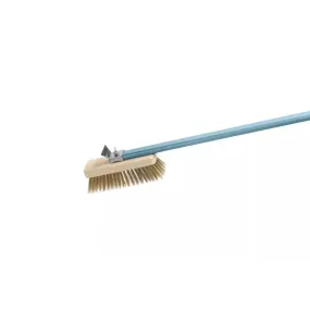 Gi Metal 59" Swivel Pizza Oven Brush with Brass Bristles & Scraper