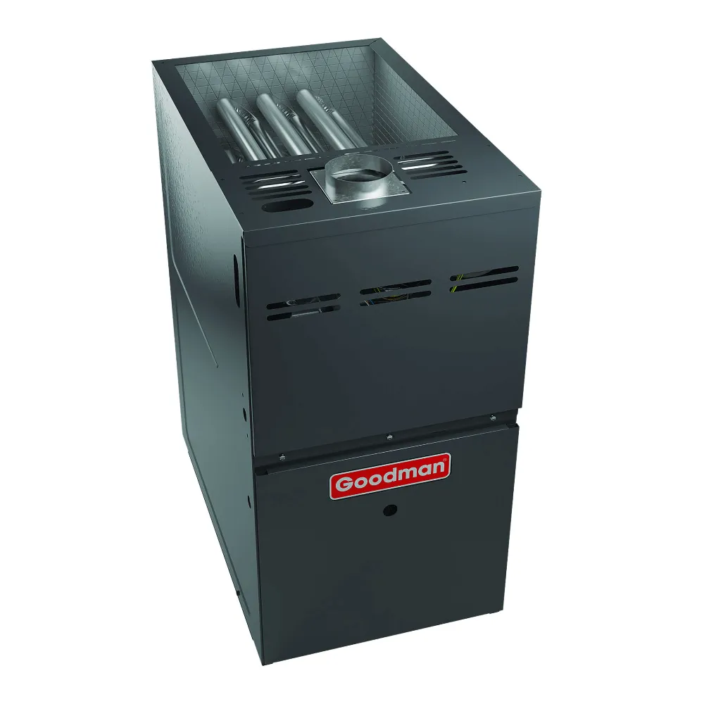 Goodman 80% AFUE 60,000 BTU Single Stage Gas Furnace - Upflow/Horizontal - 17.5" Width Cabinet