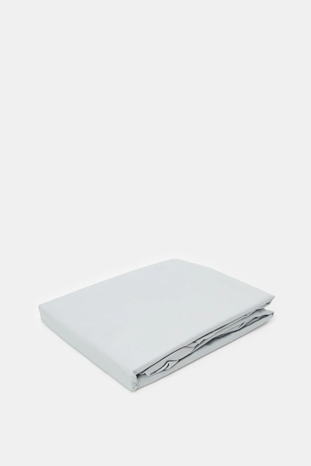 Grey Cotton Fitted Sheet (Single Size)