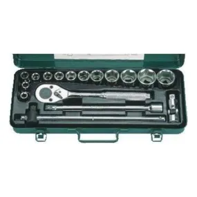 Hans 4618 1/2" Drive 17pcs Socket Wrench Set