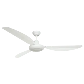 Harrier White Ceiling Fan with Wall Control