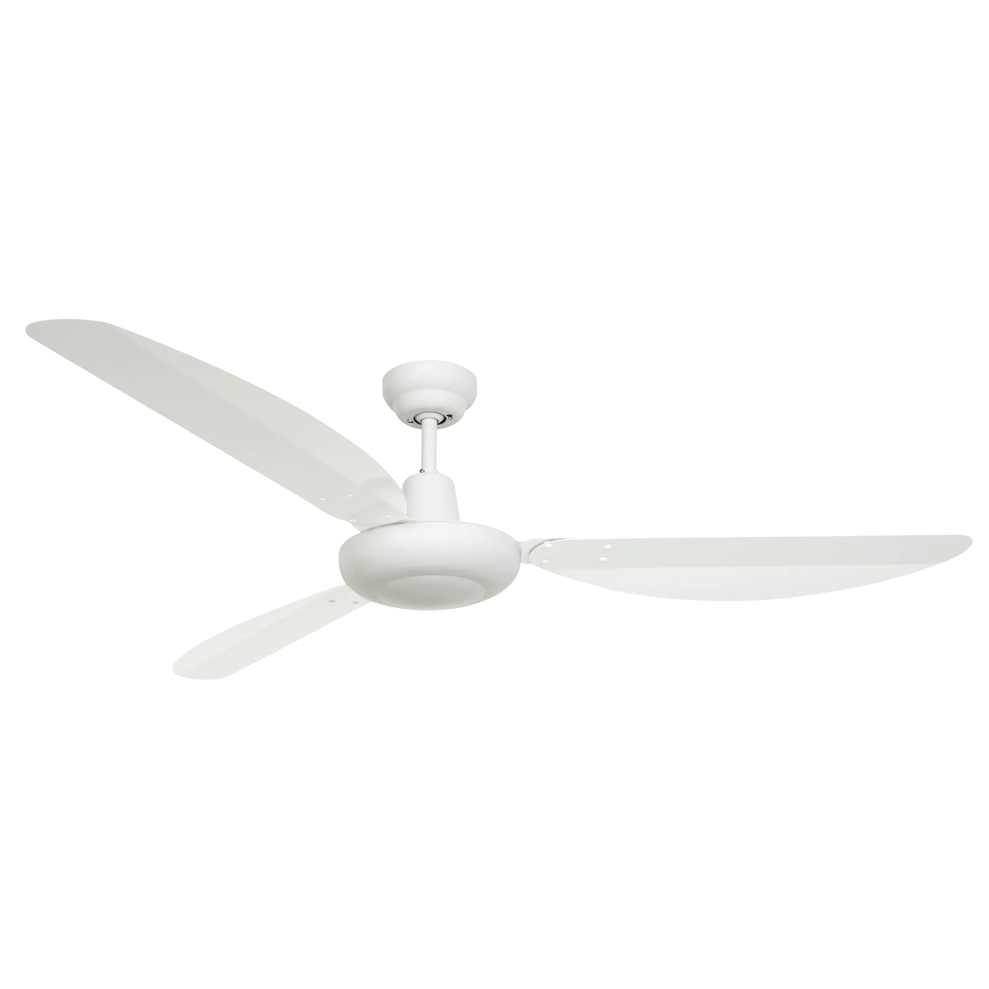 Harrier White Ceiling Fan with Wall Control