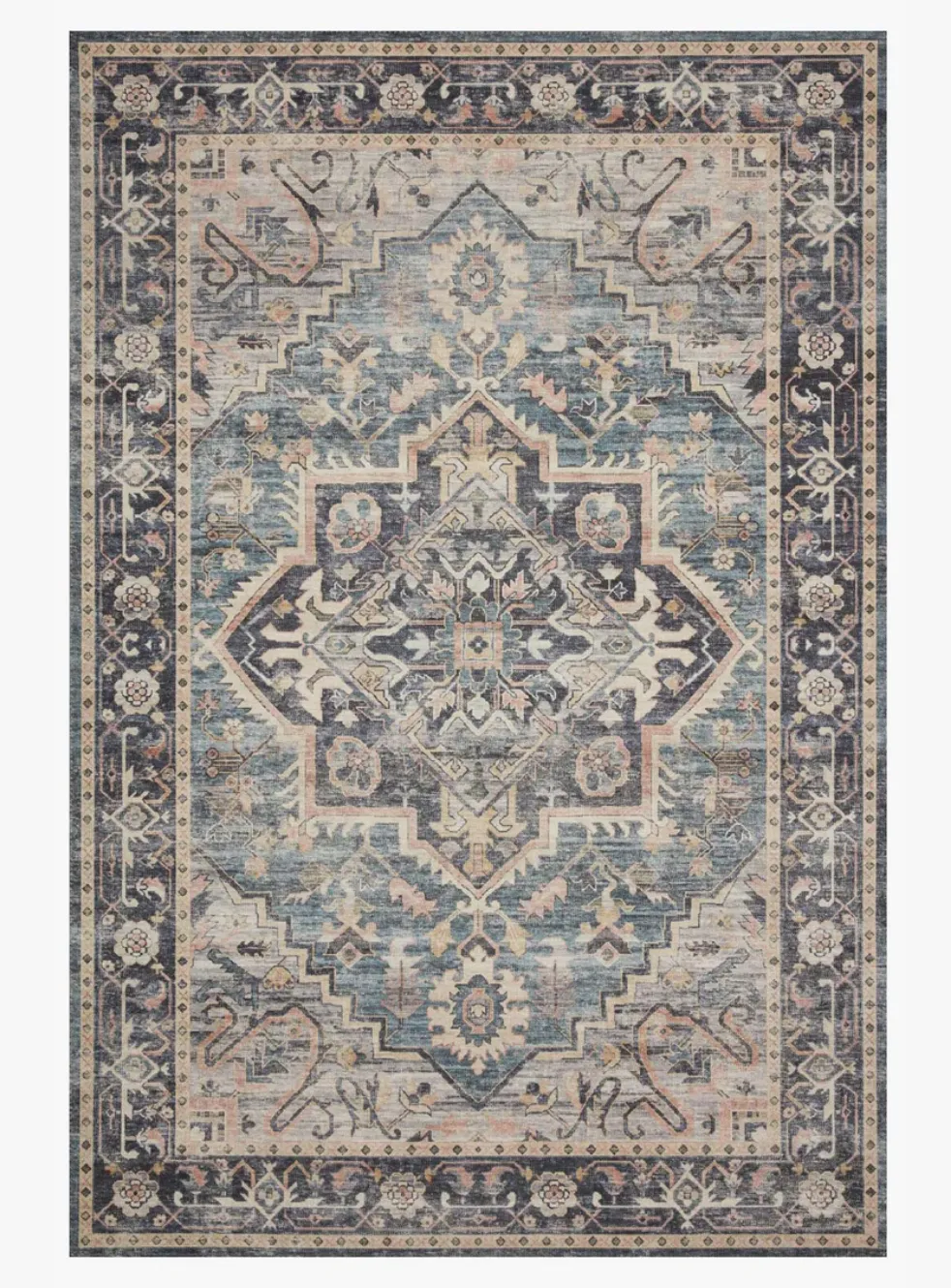 Hathaway Navy/Multi Rug