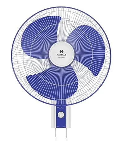 Havells Marvelwind HS 400mm Wall Fans (White Blue, Pack of 1)