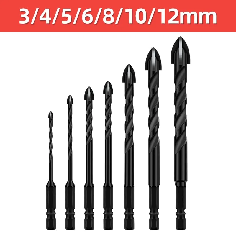 Heavy-Duty Mega Ultimate Cross Hex Drill Bit Set