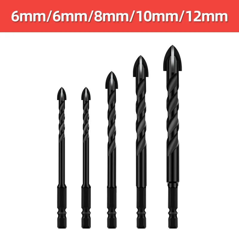 Heavy-Duty Mega Ultimate Cross Hex Drill Bit Set