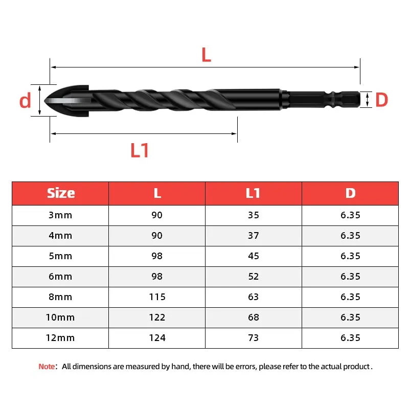 Heavy-Duty Mega Ultimate Cross Hex Drill Bit Set