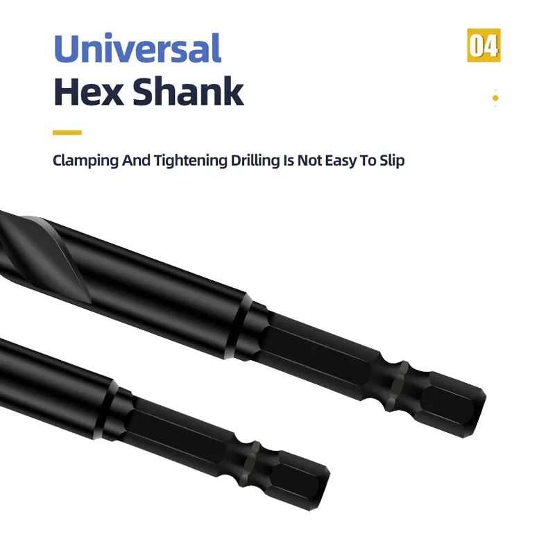 Heavy-Duty Mega Ultimate Cross Hex Drill Bit Set