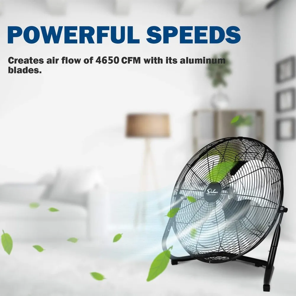 High Velocity Heavy Duty Metal Floor Fan -18inch