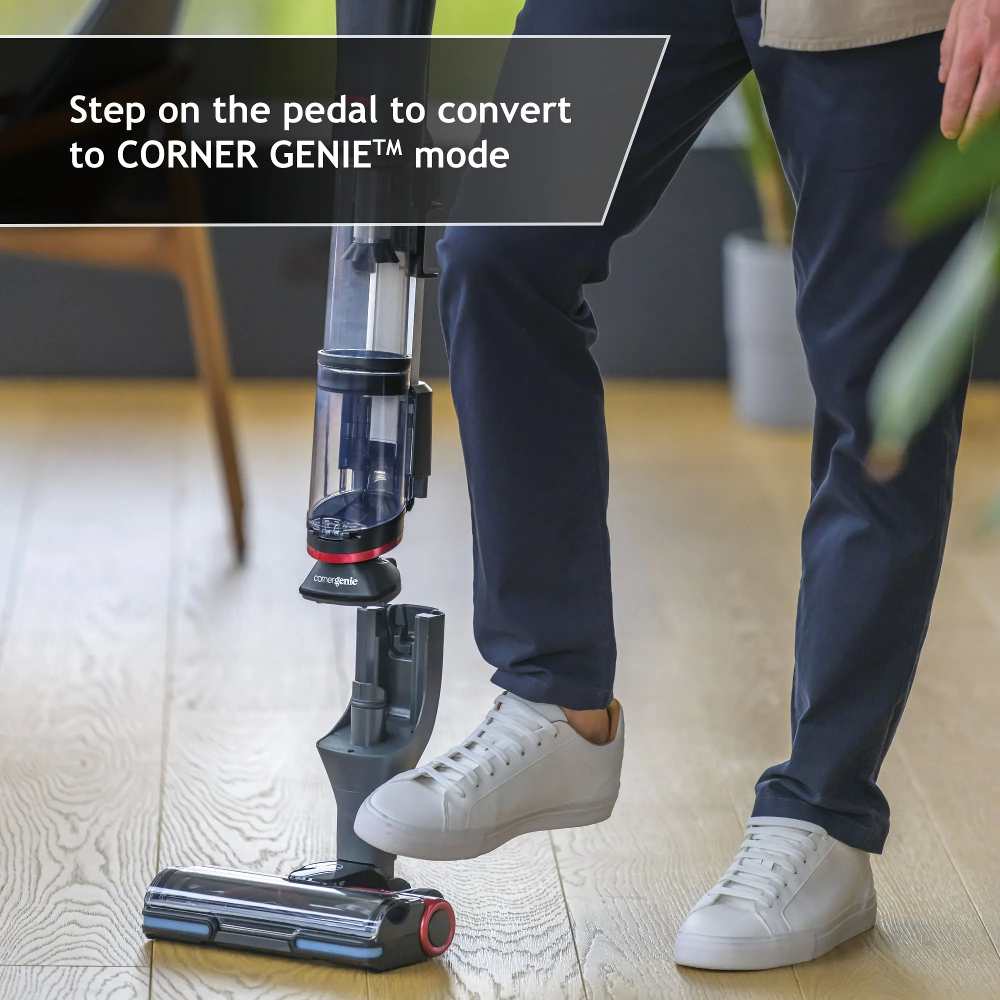 Hoover Cordless Vacuum Cleaner with CORNER GENIE™, Magenta - HFX