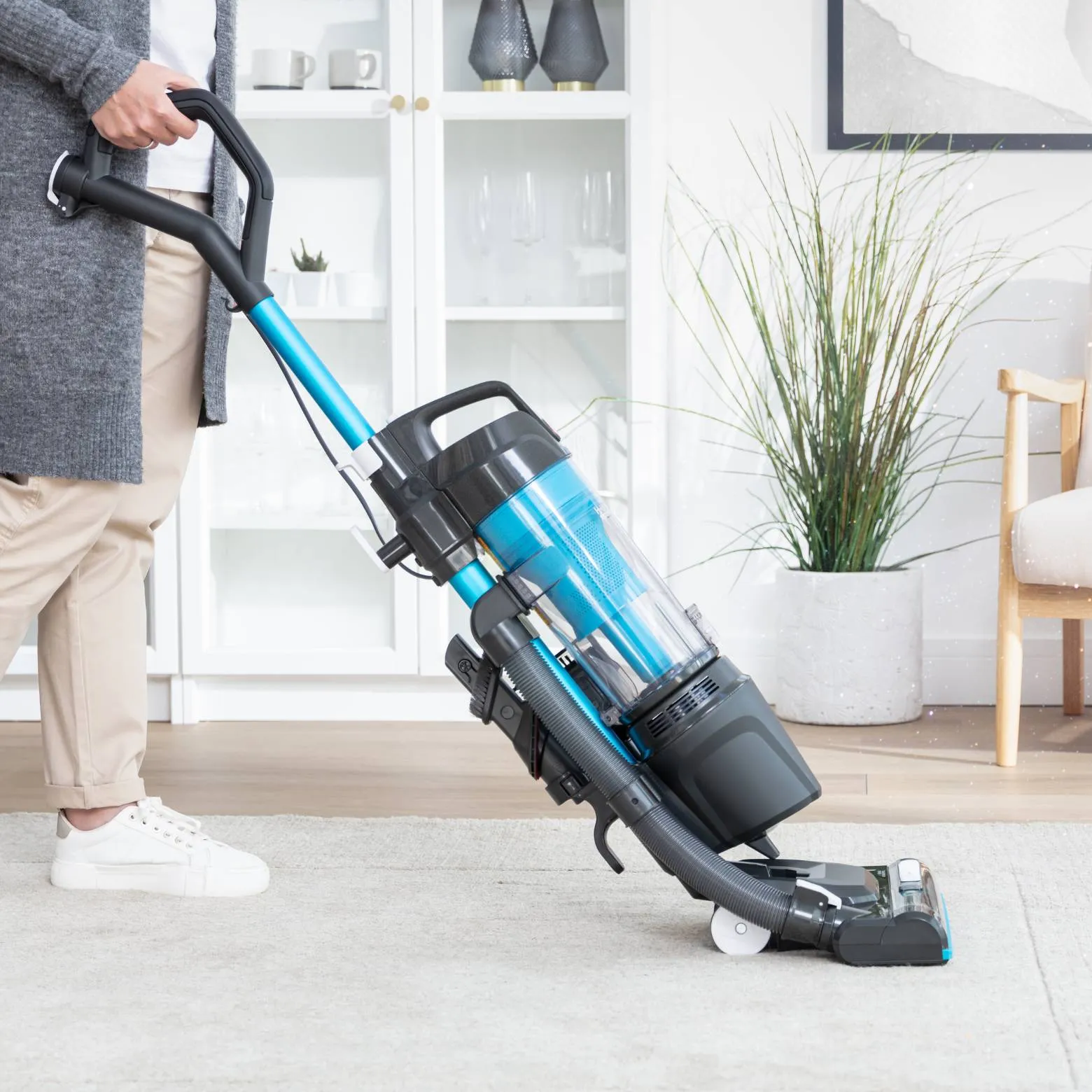 Hoover Upright Vacuum Cleaner, Blue - Upright 300