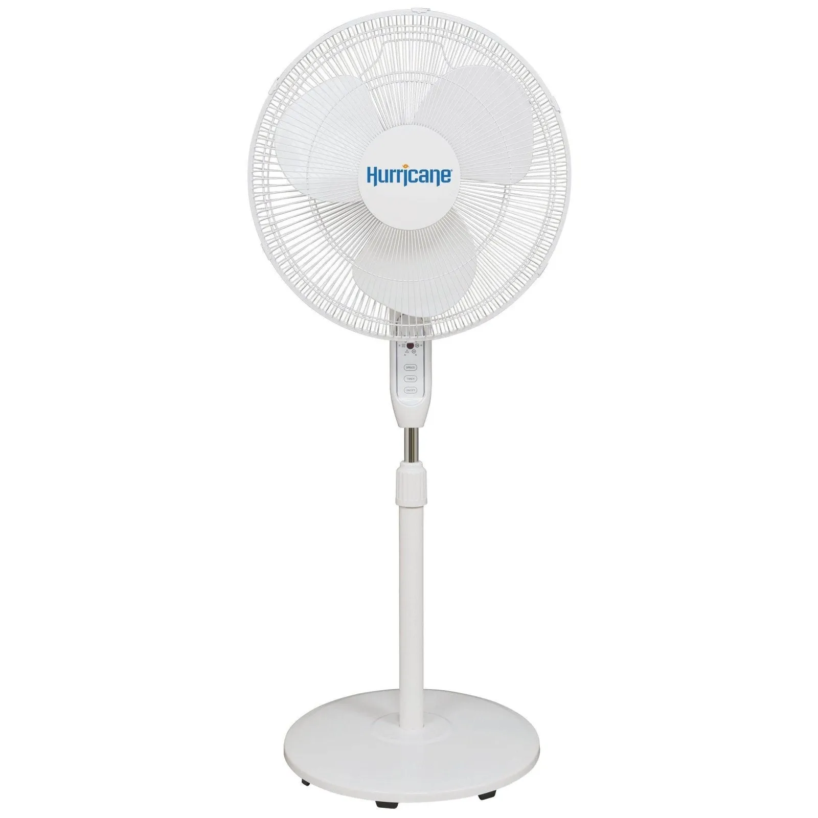 Hurricane Supreme Oscillating Stand Fan w/ Remote - 16 in - White