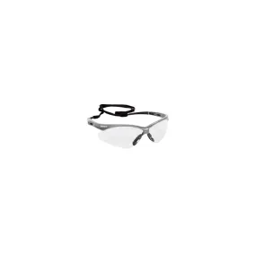 Jackson Safety Nemesis Safety Glasses, Clear Anti-Fog Lenses with Silver Frame, 1 Each