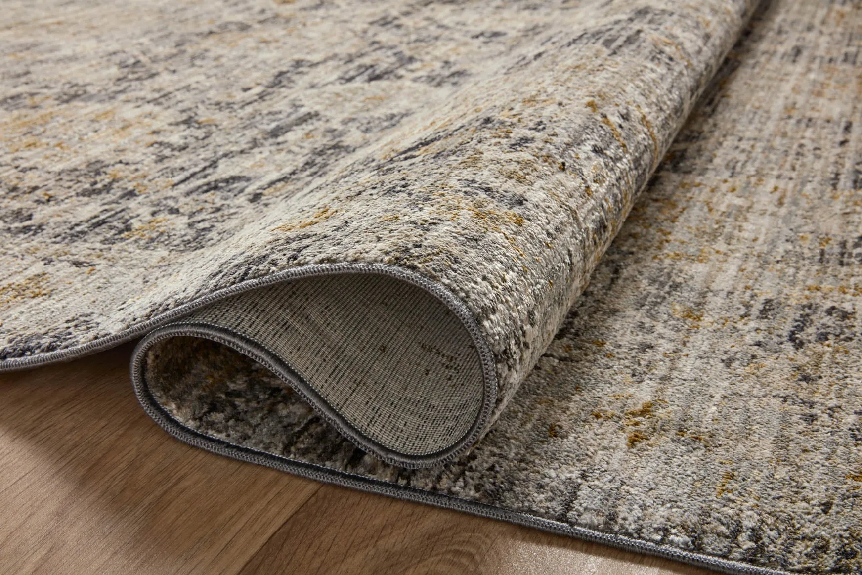 Jean Stoffer x Loloi Katherine Rug - Charcoal Gold