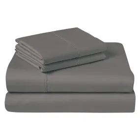 Jenny McLean Style De Vie 1000TC Cotton Sheet Set - Charcoal