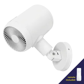 Jet 25W DC Matt White Wall Fan with Remote Control