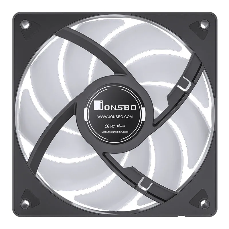 JONSBO SL-120 Black 黑色 12CM PWM ARGB Case Fan SL-120BN