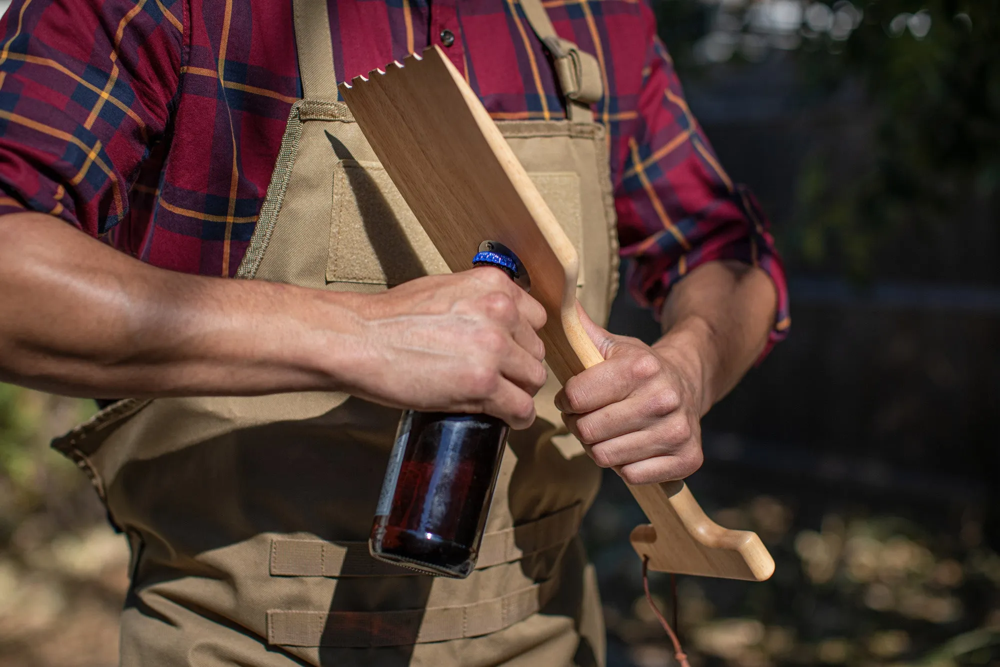 Kansas City Royals - Hardwood BBQ Grill Scraper with Bottle Opener