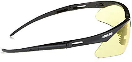 Kimberly-Clark Jackson Safety V30 Nemesis Safety Eyewear - Black Frame - Amber Lens - Sold/Each