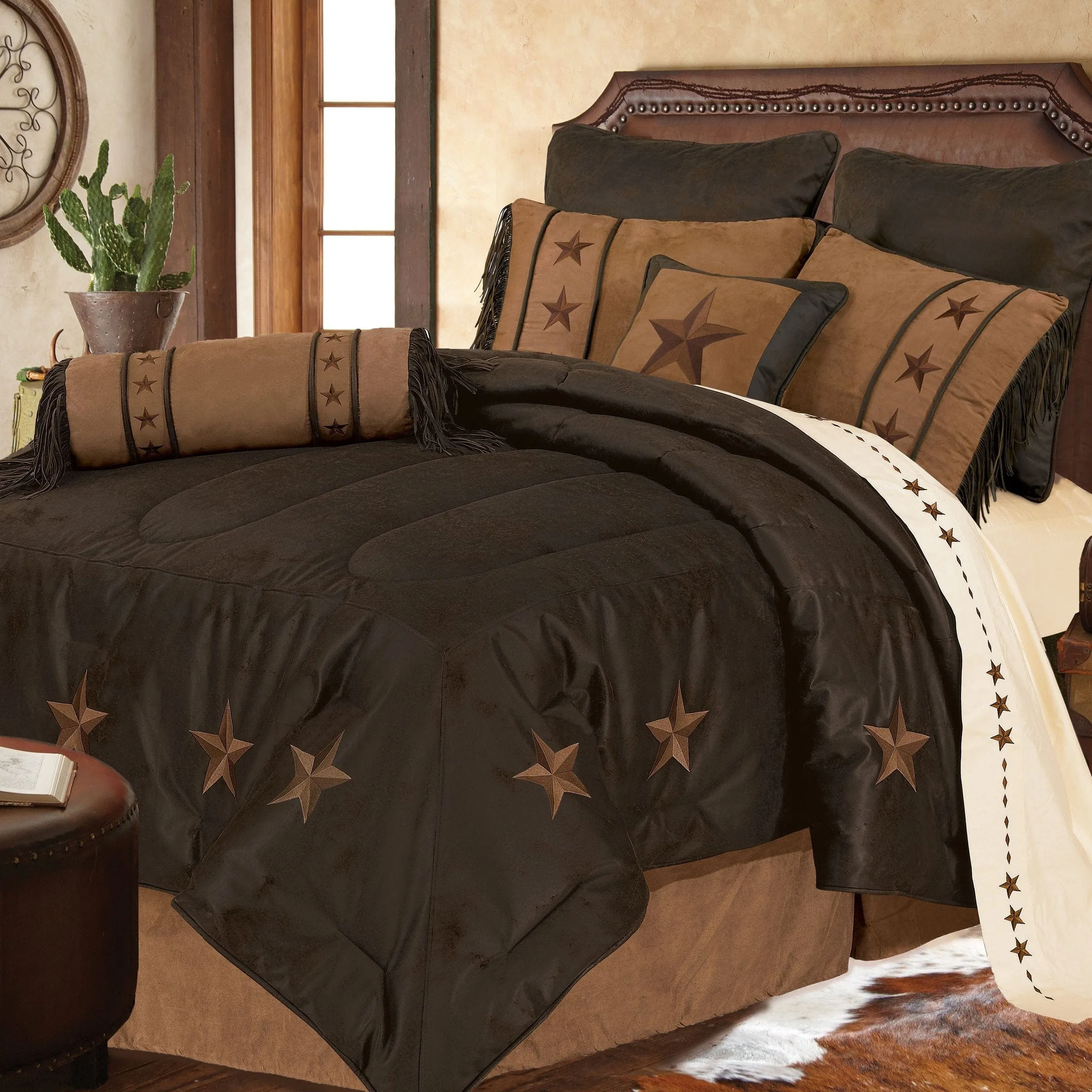 Laredo Comforter Set, Chocolate