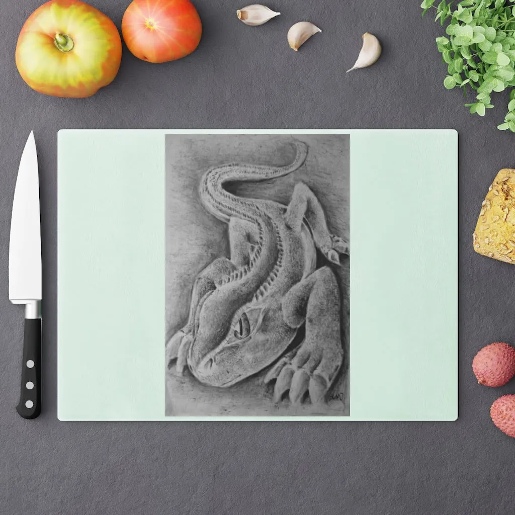 Lizzy the Lizard Cutting Board