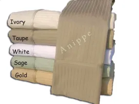 Luxury 1000 TC 100% Pure Egyptian Cotton King Sheet Set Striped