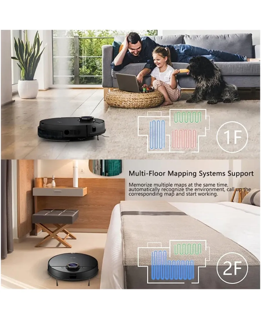 M7 Pro Robot Vacuum Cleaner | Black