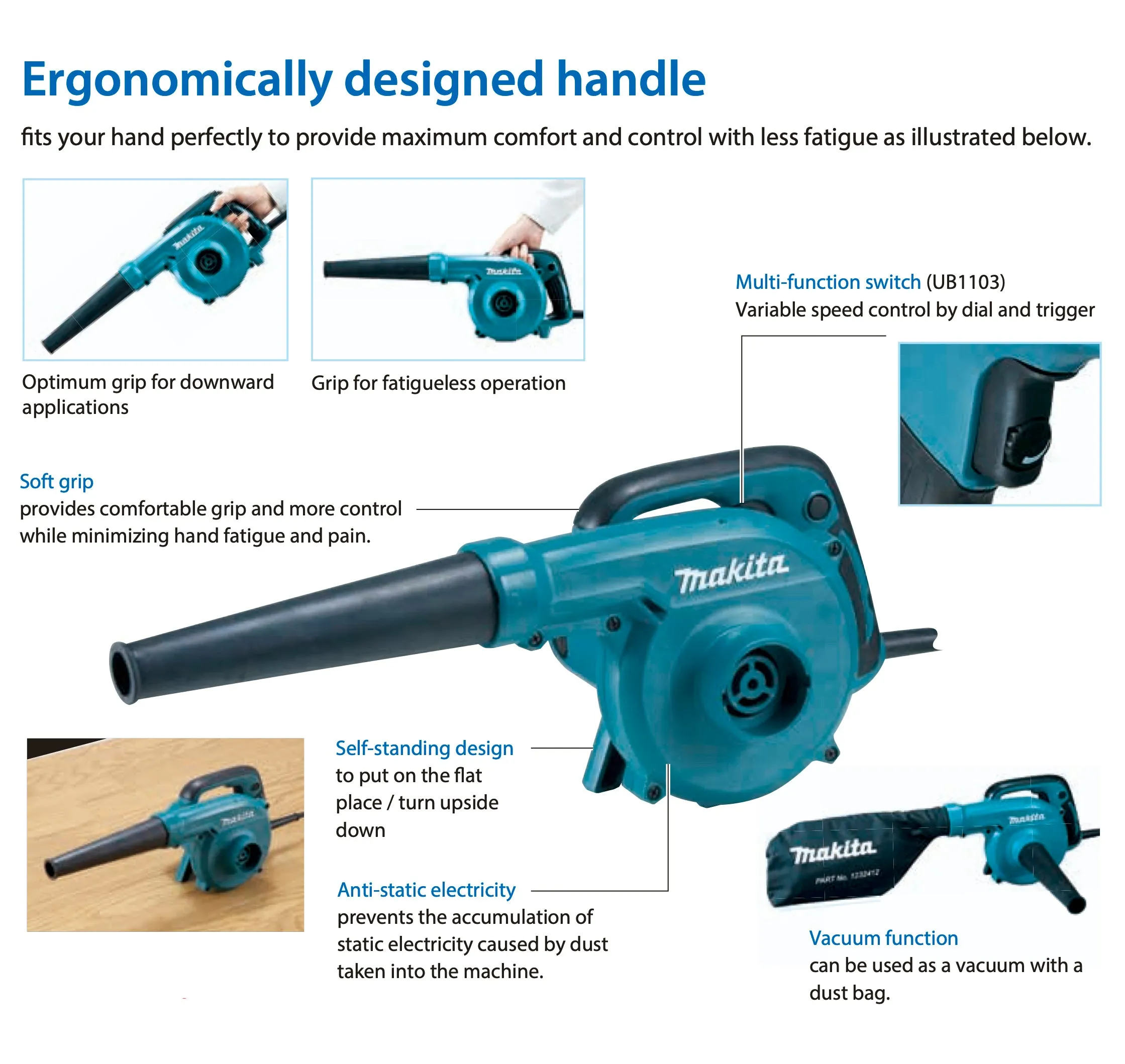 Makita Air Blower 600W