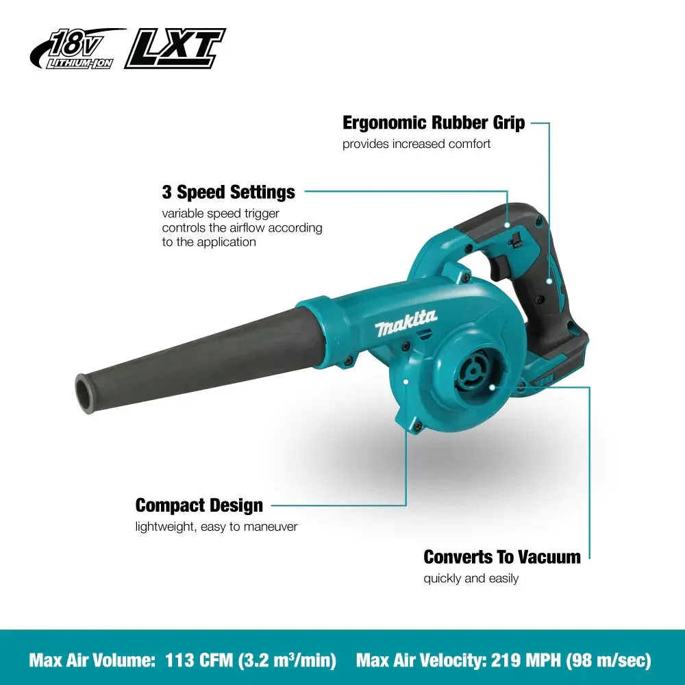 Makita DUB185Z Cordless Blower / Vacuum (Tool Only)