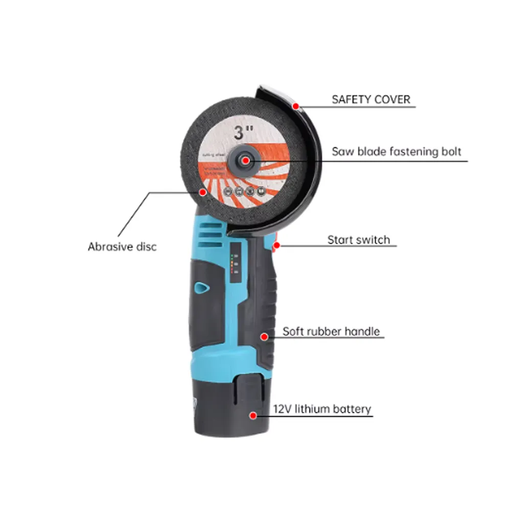 Manual Rechargeable Angle Grinder Power Tool -Jg20375060